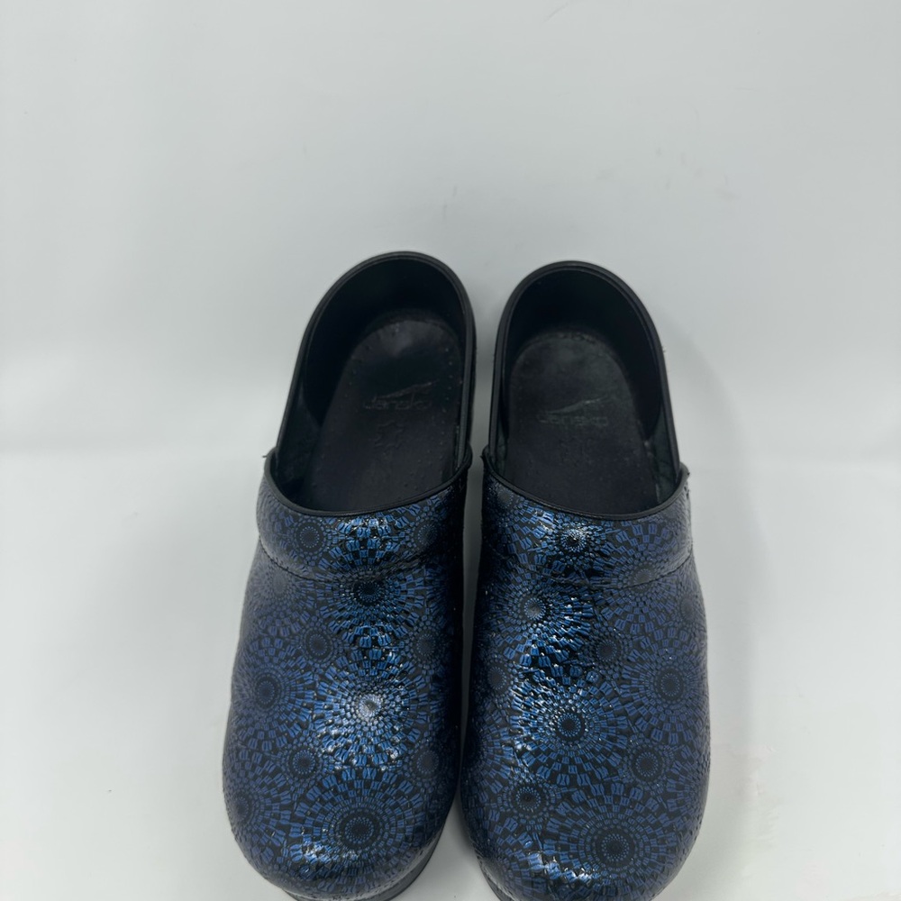 Dansko Professional Clogs Women's EUR 39 US 8.5 Blue Medallion - Picture 8 of 13